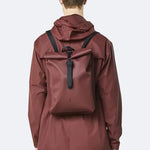 Mochila Rolltop Mini Granate - ECRU