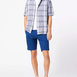 Modern Chino Short Estate Blue - ECRU