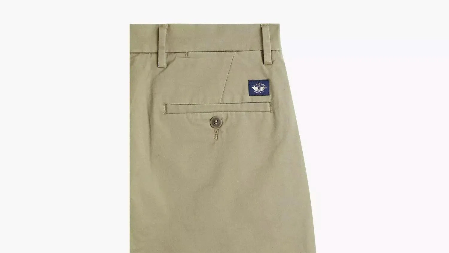 Modern Chino Short Sage Garden - ECRU