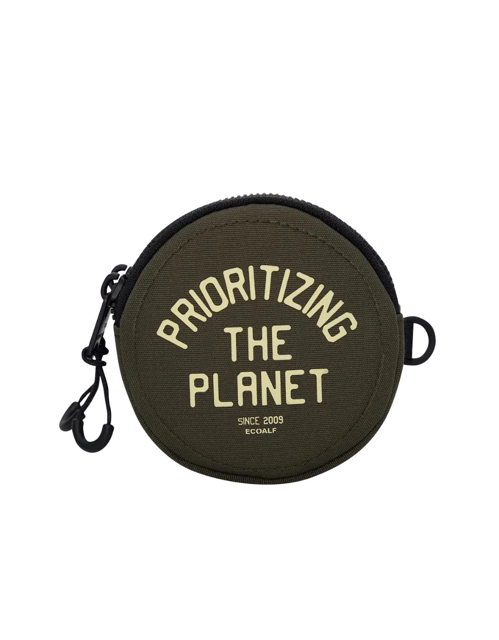 Monedero Ecoalf Stan Coin Dark Khaki - ECRU