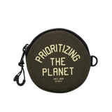 Monedero Ecoalf Stan Coin Dark Khaki - ECRU