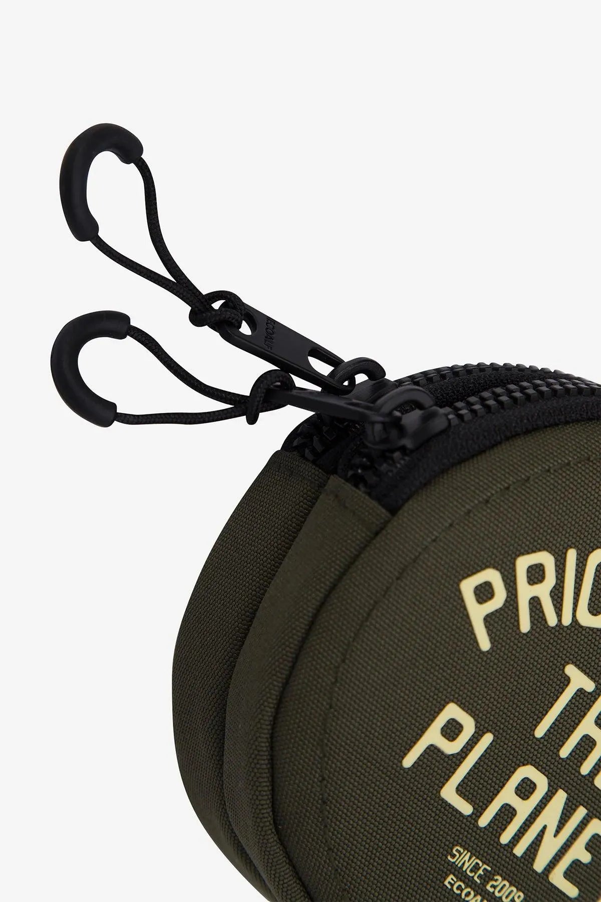 Monedero Ecoalf Stan Coin Dark Khaki - ECRU