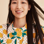 Mono corto limones - ECRU