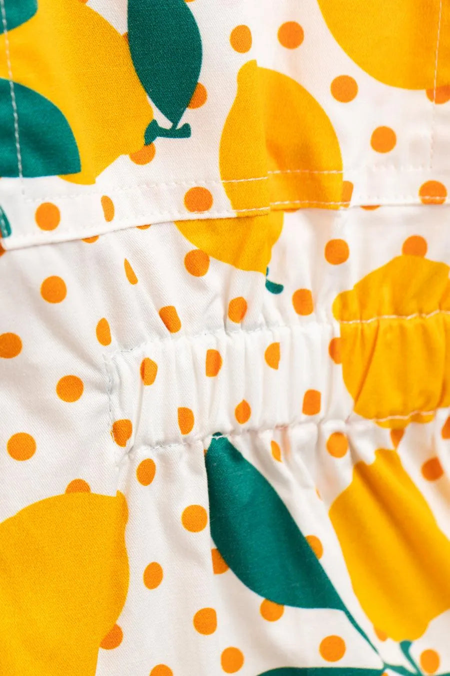 Mono corto limones - ECRU