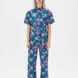 Mono largo flores - ECRU