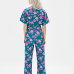 Mono largo flores - ECRU