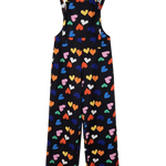 Mono largo tirantes corazones - ECRU