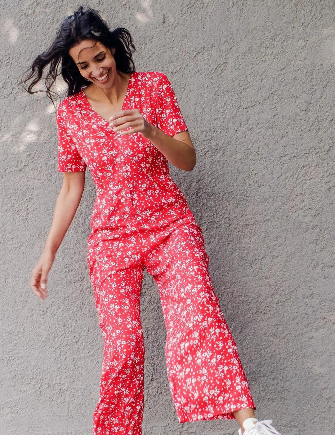 Mono Naomi Red Star Meadow - ECRU