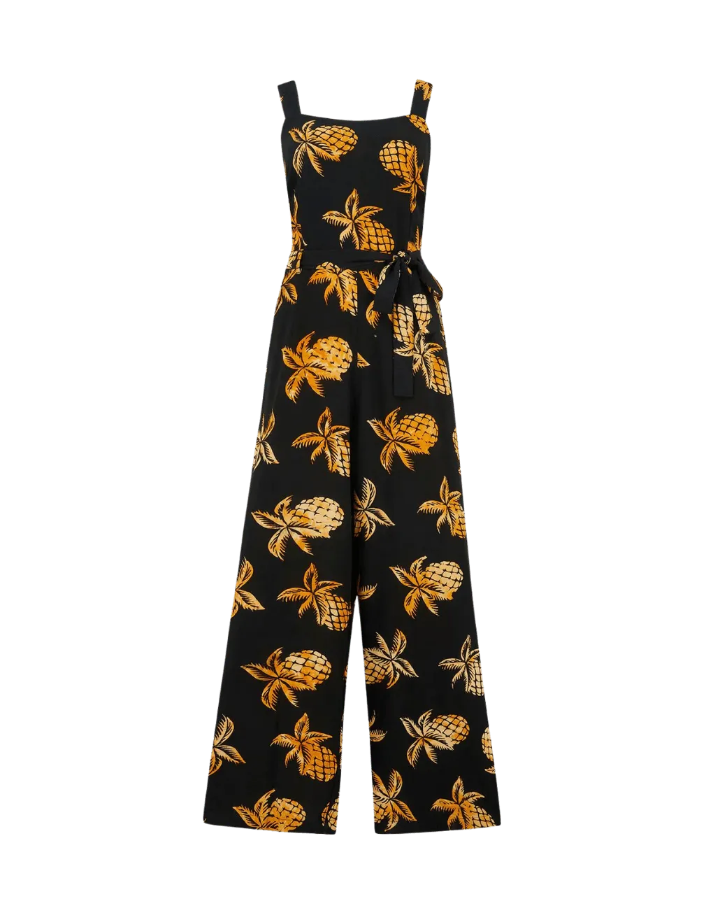 Mono Sugarhill Harper Batik Black Pineapples - ECRU