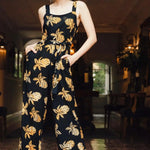 Mono Sugarhill Harper Batik Black Pineapples - ECRU