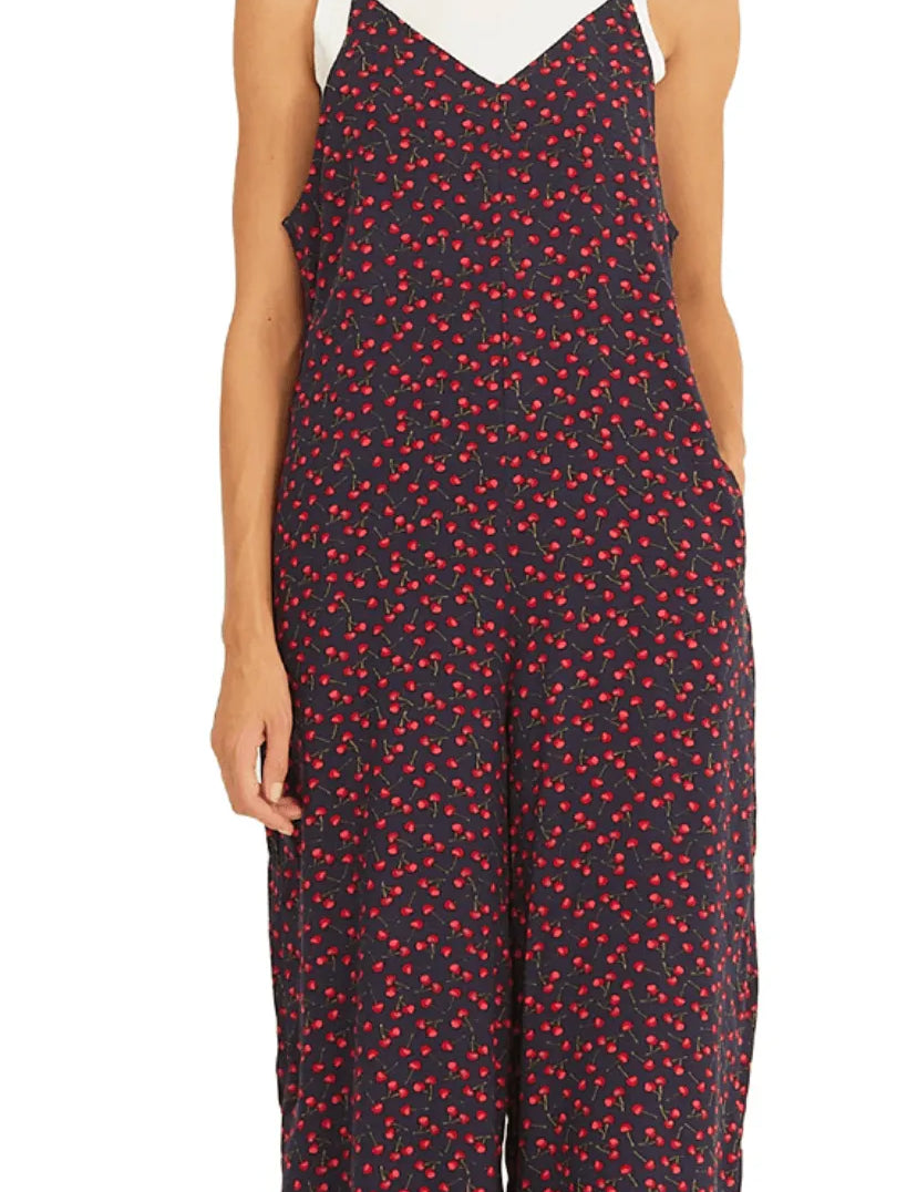 Mono Xantik Tirantes Navy Cherries - ECRU