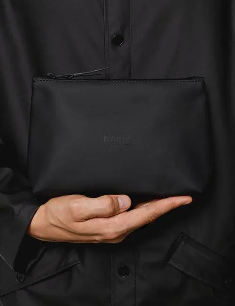 Neceser Cosmetic Bag de Rains Black - ECRU