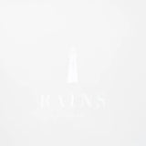 Neceser Cosmetic Bag de Rains Foggy White - ECRU