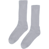 Organic Colorful Standard Active Sock Limestone Grey - ECRU