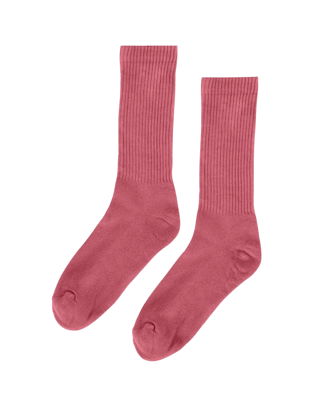 Organic Colorful Standard Active Sock Raspberry Pink - ECRU