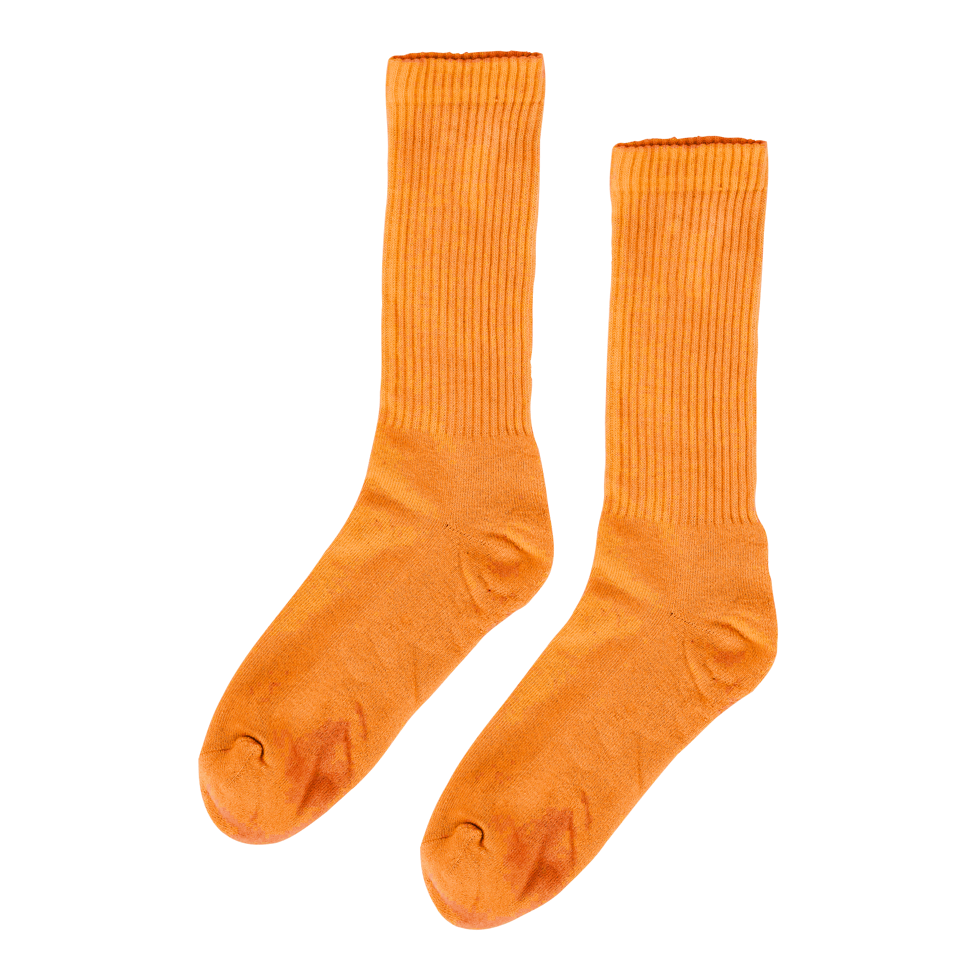 Organic Colorful Standard Active Sock Sunny Orange - ECRU