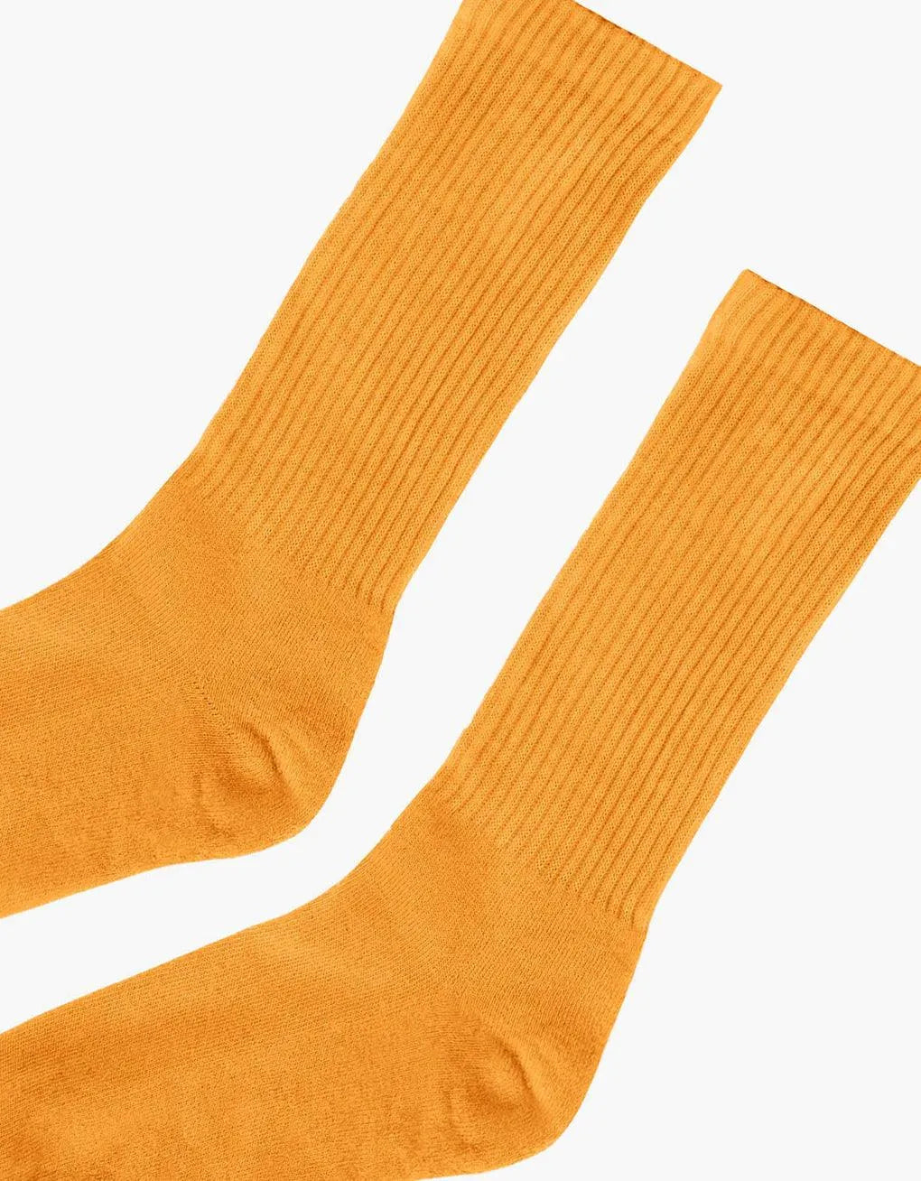 Organic Colorful Standard Active Sock Sunny Orange - ECRU