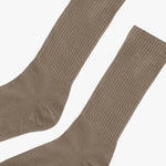 Organic Colorful Standard Active Sock Warm Taupe - ECRU