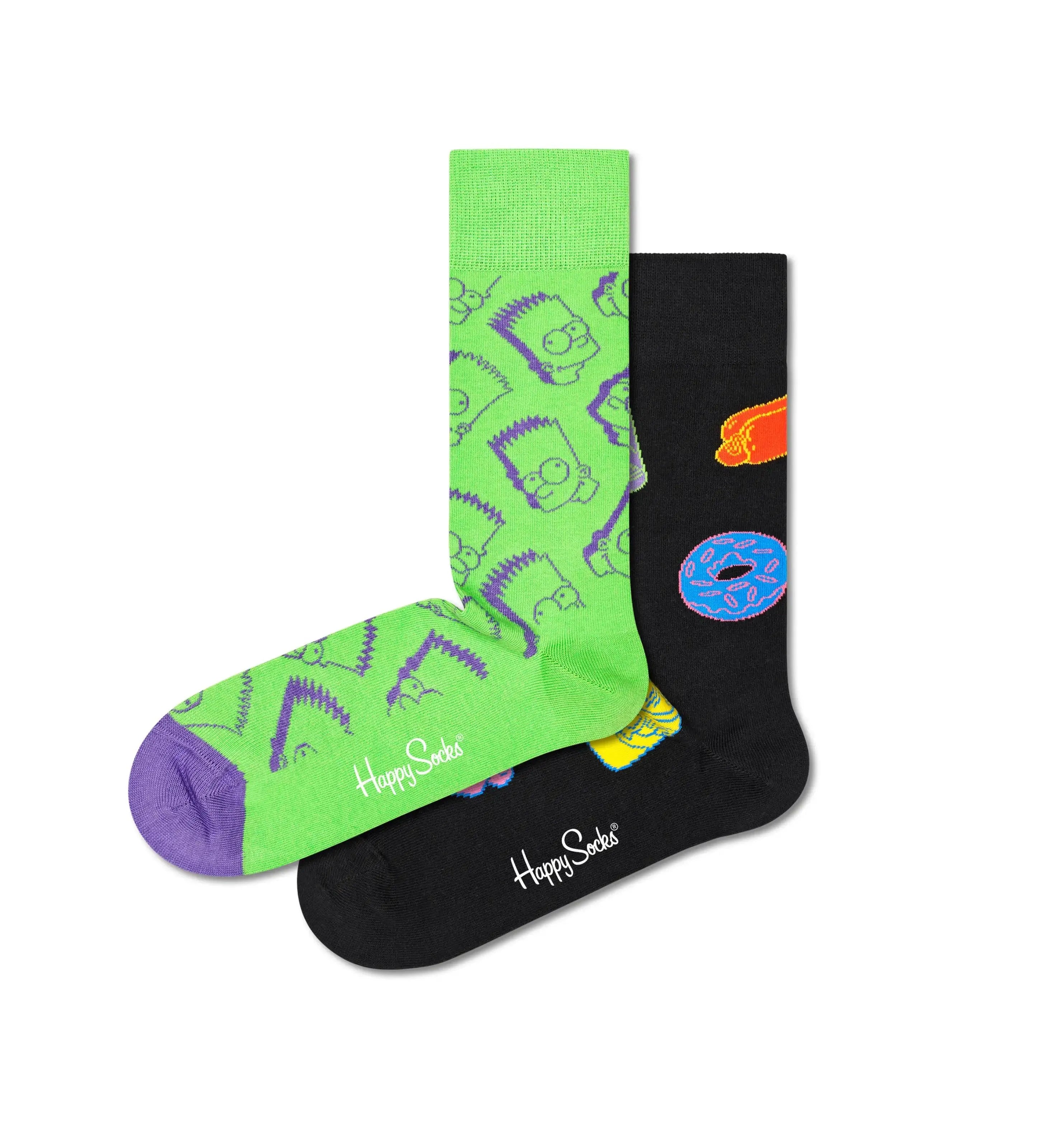 Pack de 2 Calcetines Happy Socks x The Simpsons - ECRU