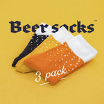 Pack de 3 Calcetines de Cerveza - ECRU