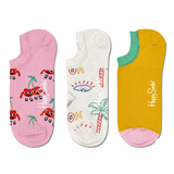 Pack de 3 Calcetines invisibles Cherry - ECRU