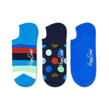 Pack de 3 Calcetines invisibles Stripe - ECRU