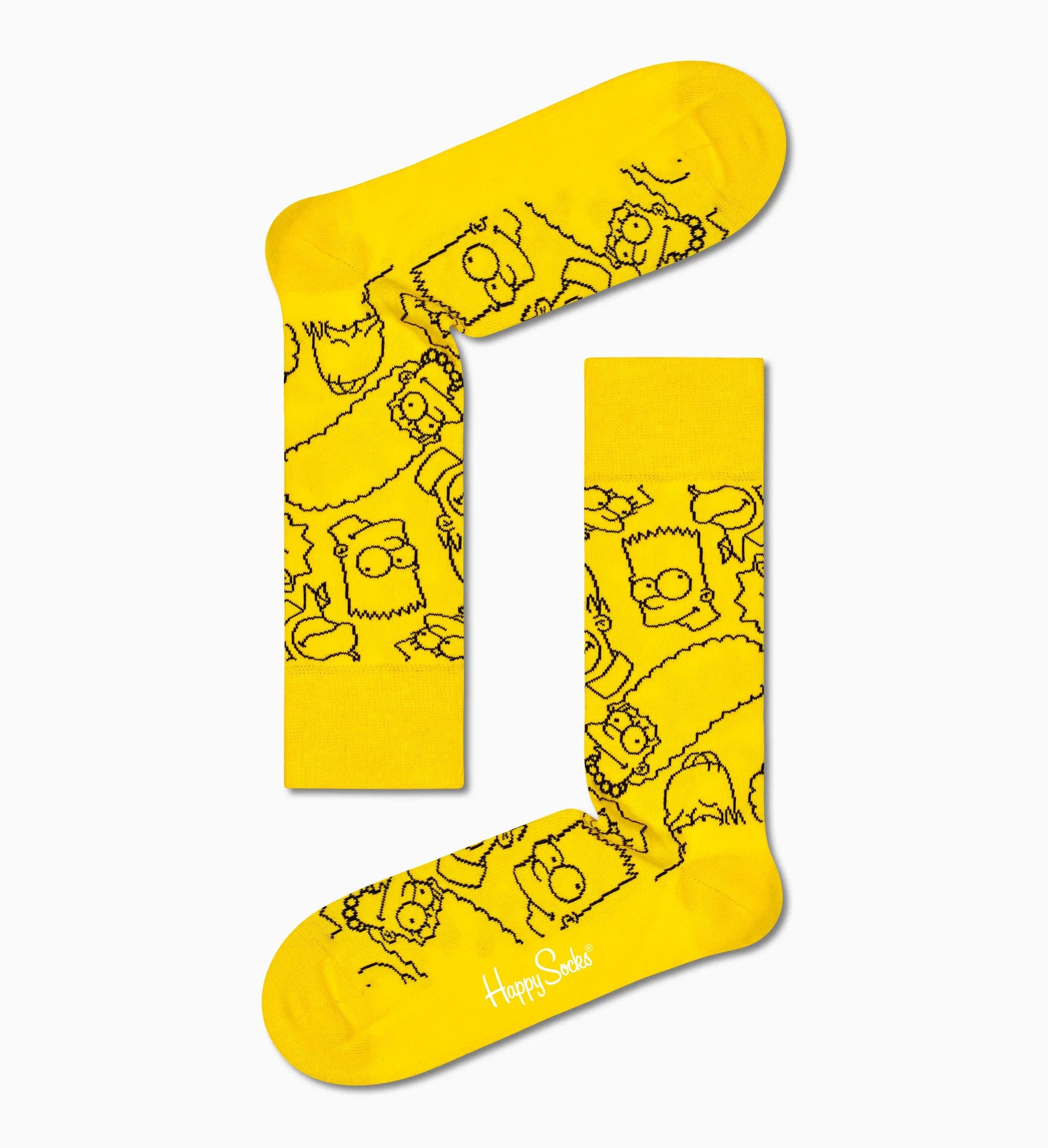 Pack de 4 Calcetines Happy Socks x The Simpsons - ECRU