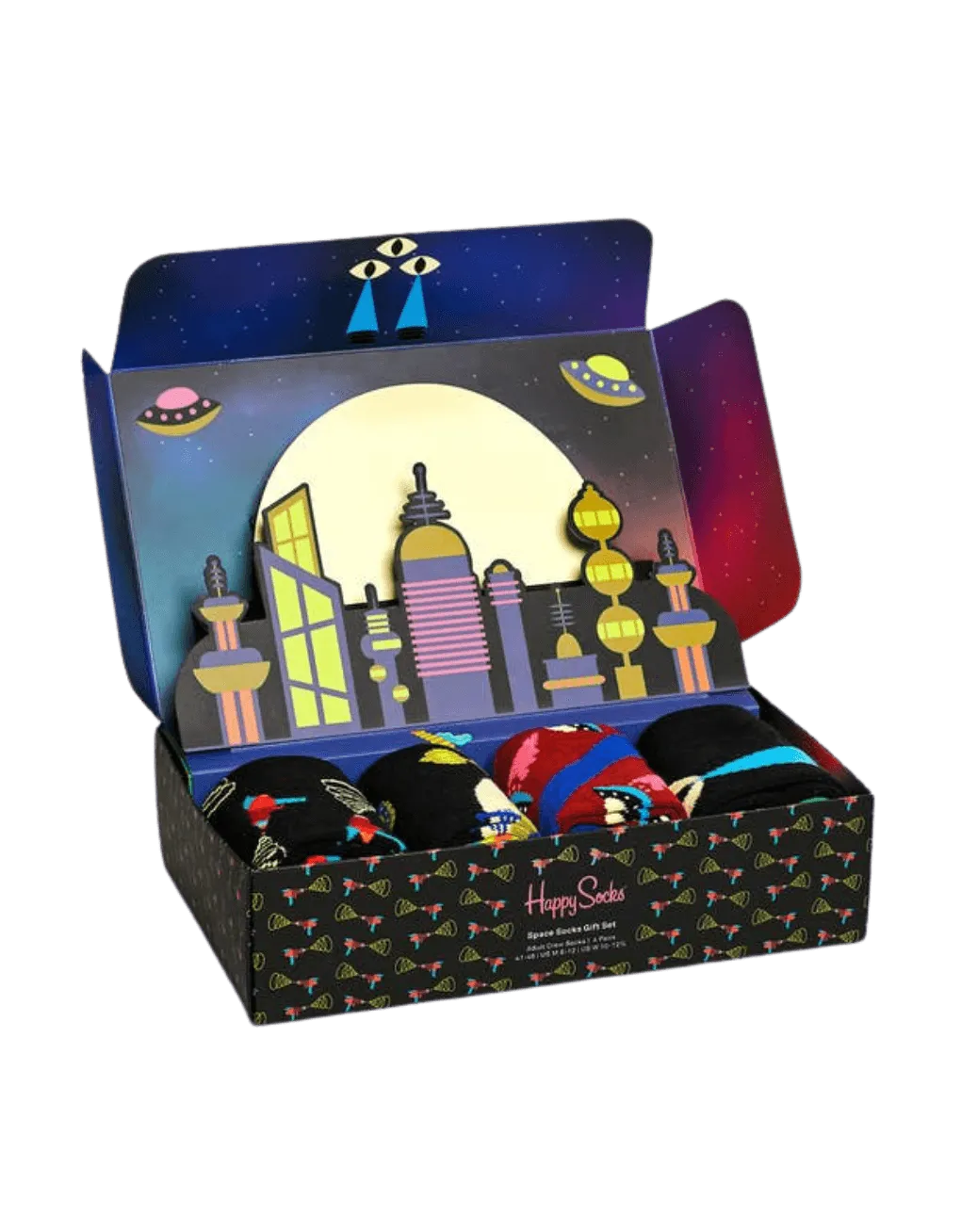 Pack de 4 Calcetines Space Gift Set - ECRU