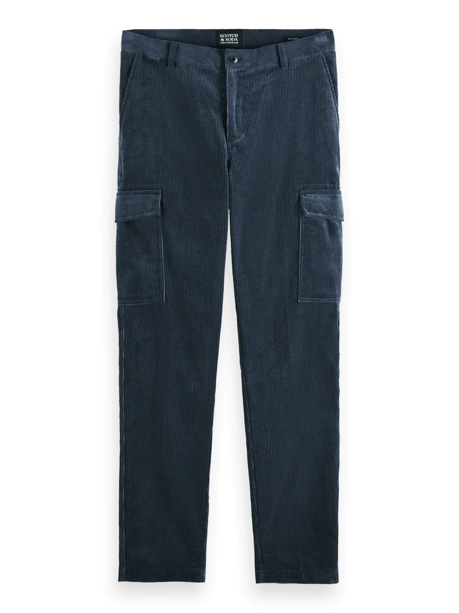 Pantalón Cargo Stuart de Pana Steel - ECRU