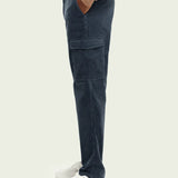 Pantalón Cargo Stuart de Pana Steel - ECRU