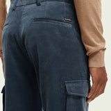 Pantalón Cargo Stuart de Pana Steel - ECRU