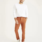 Pantalón Chino Dockers de Hombre Skinny Fit Supreme Flex Alpha Mocha Bisque Brown - ECRU