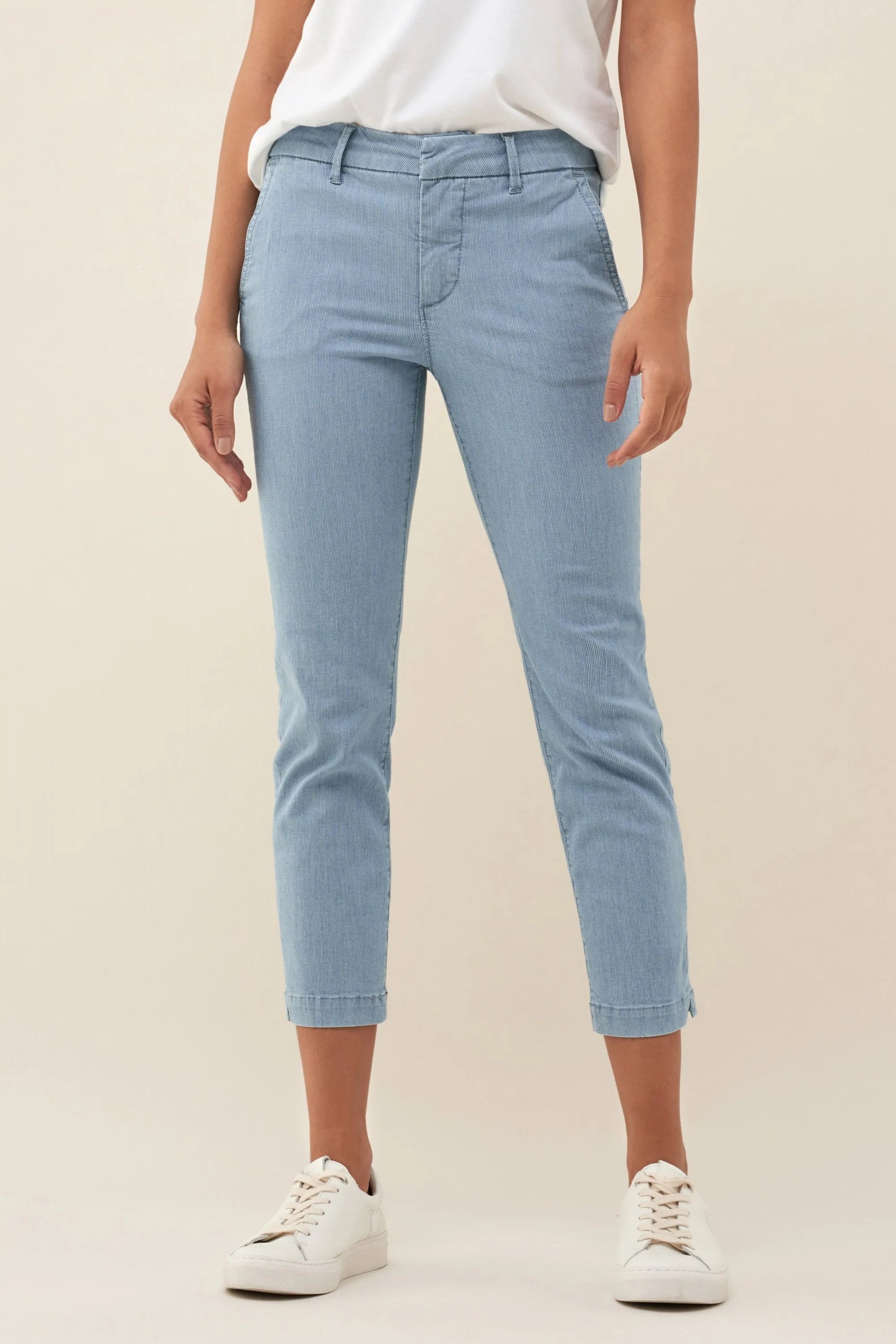 PANTALÓN COLETTE CAPRI DE SARGA - ECRU