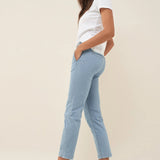 PANTALÓN COLETTE CAPRI DE SARGA - ECRU