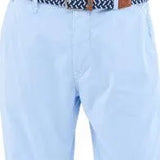 PANTALÓN CORTO CHINO CON CINTURÓN DE REGALO - ECRU