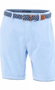 PANTALÓN CORTO CHINO CON CINTURÓN DE REGALO - ECRU