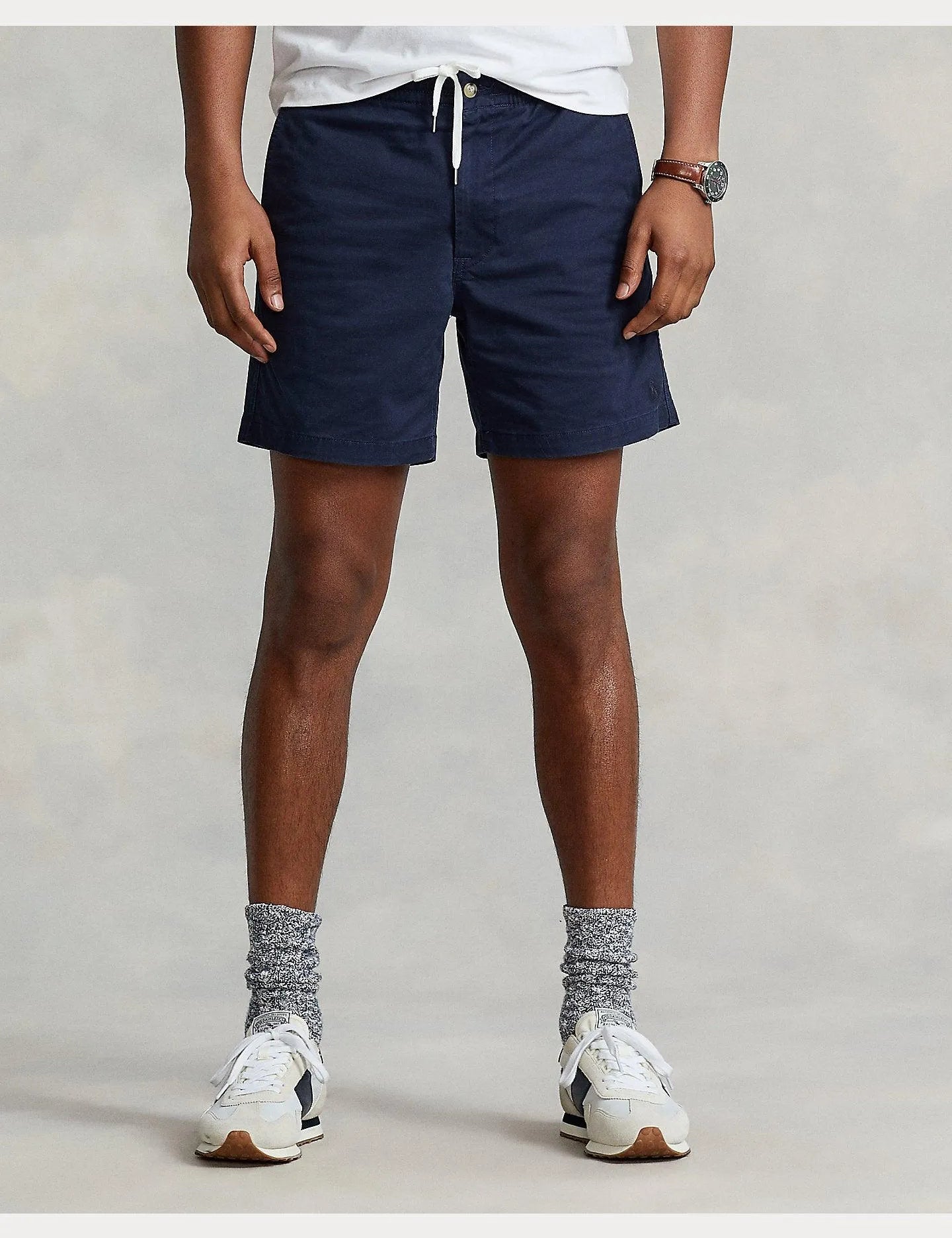 Pantalón corto chino prepster elástico - ECRU