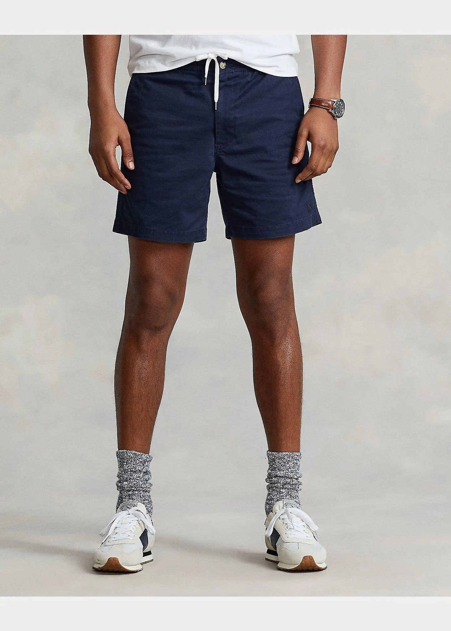 Pantalón corto chino prepster elástico - ECRU