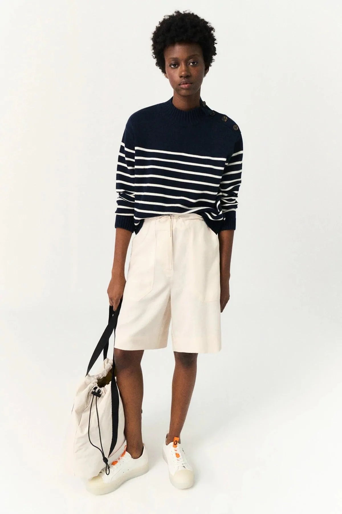 Pantalón Corto Maranta Cannoli Whte - ECRU