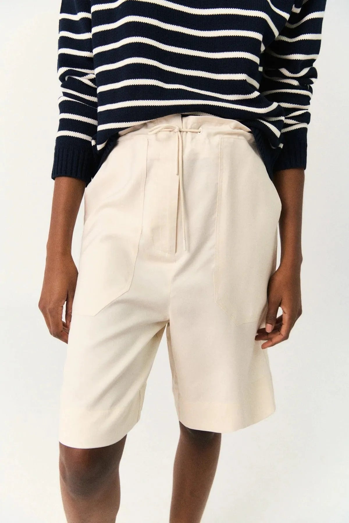 Pantalón Corto Maranta Cannoli Whte - ECRU