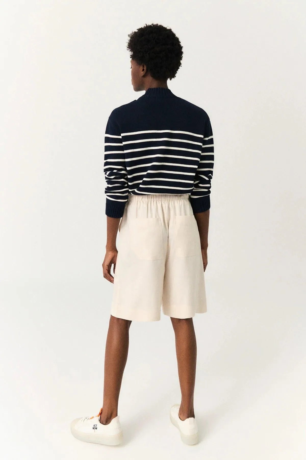 Pantalón Corto Maranta Cannoli Whte - ECRU