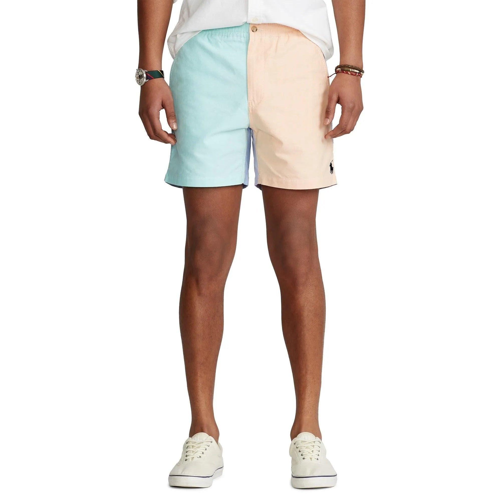 Pantalón corto prepster Oxford Polo - ECRU