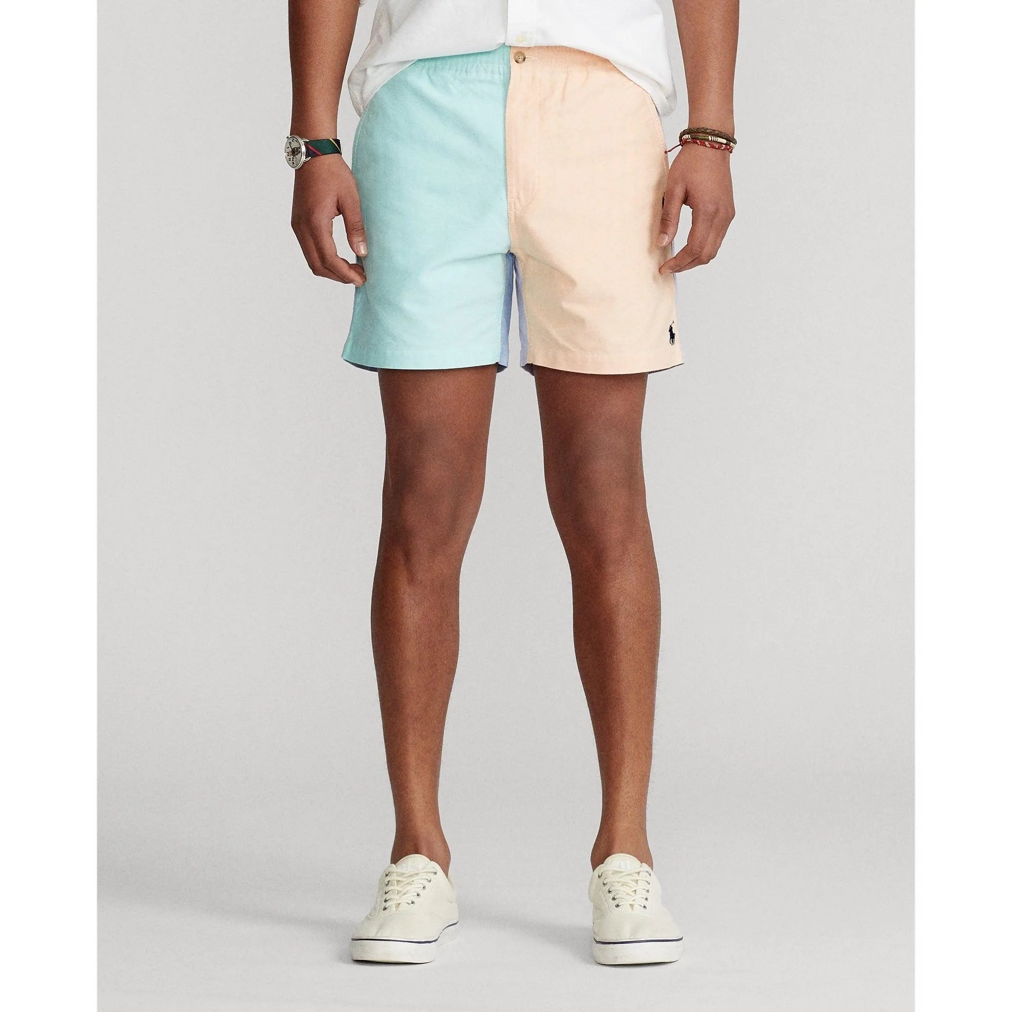 Pantalón corto prepster Oxford Polo - ECRU