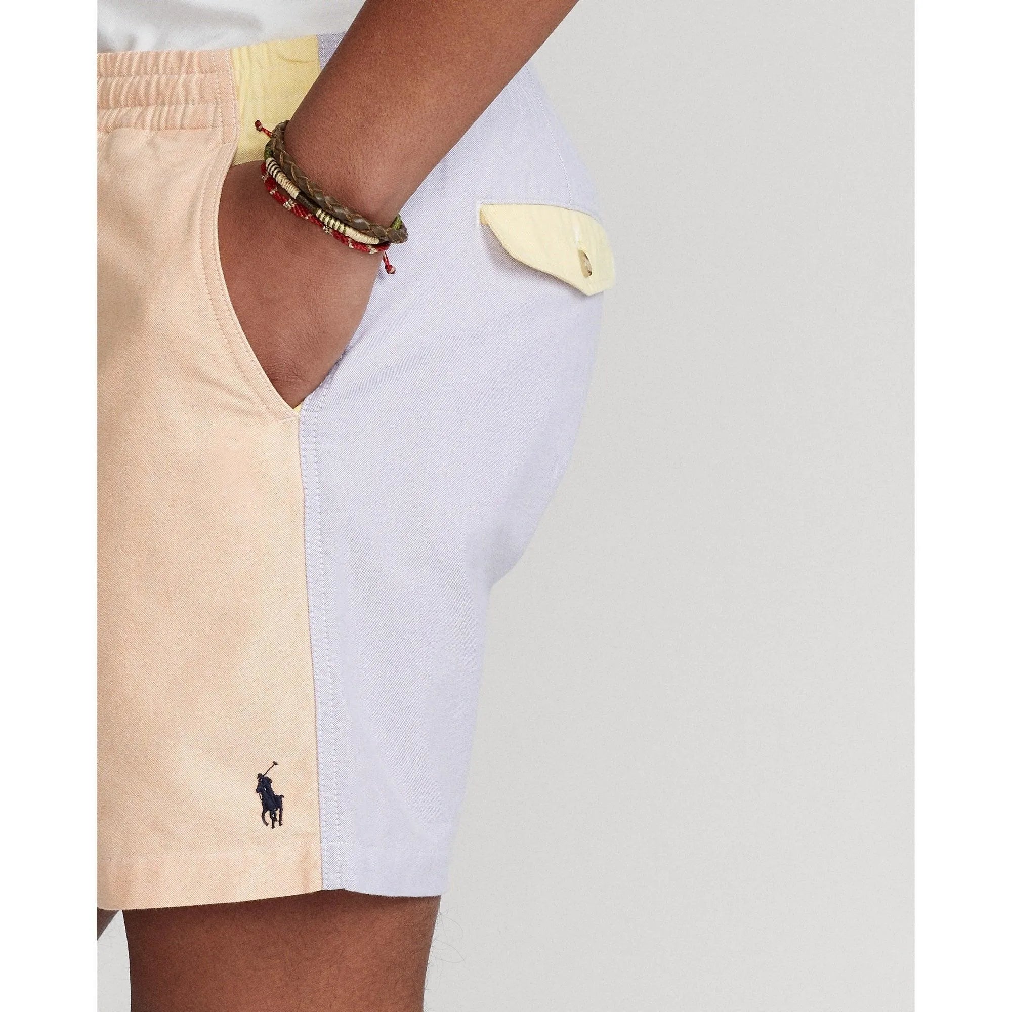 Pantalón corto prepster Oxford Polo - ECRU