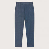 PANTALÓN CUADROS BLUE ELLA - ECRU