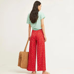 Pantalón Goma Cintura Yoga - ECRU