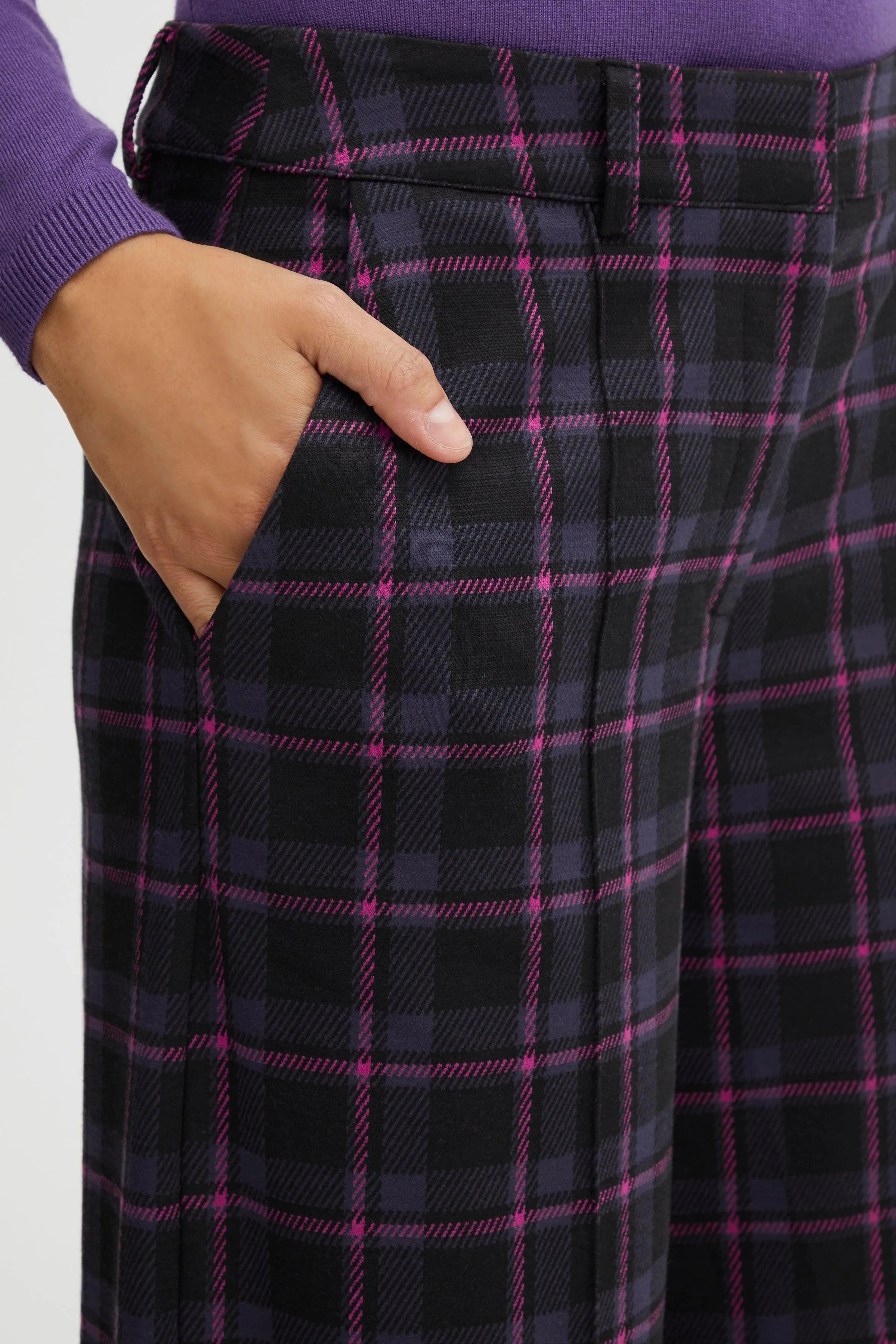 Pantalón Kate Checko - ECRU