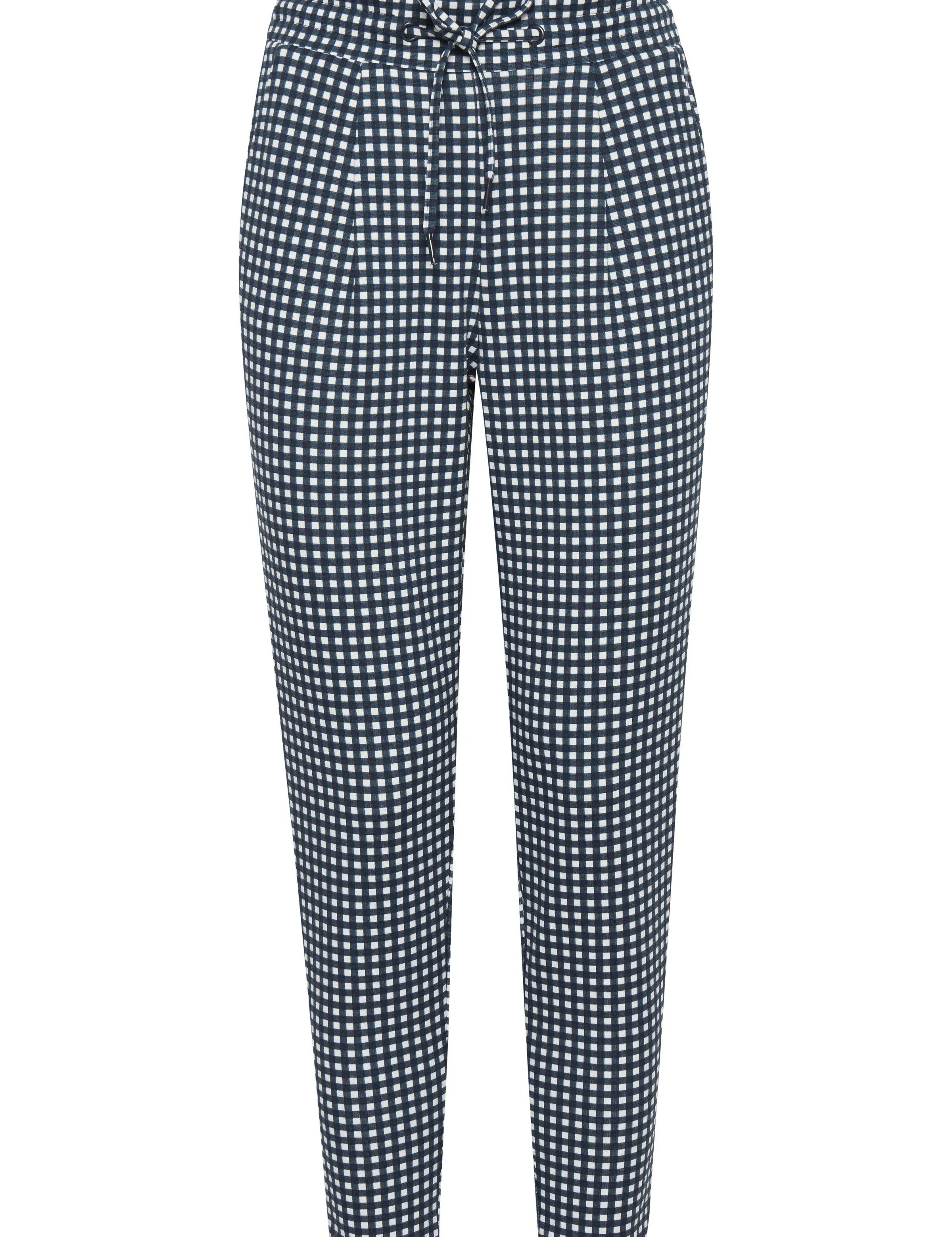 Pantalón Kate Print Cropped - ECRU