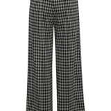 Pantalón Kate Wide Check - ECRU