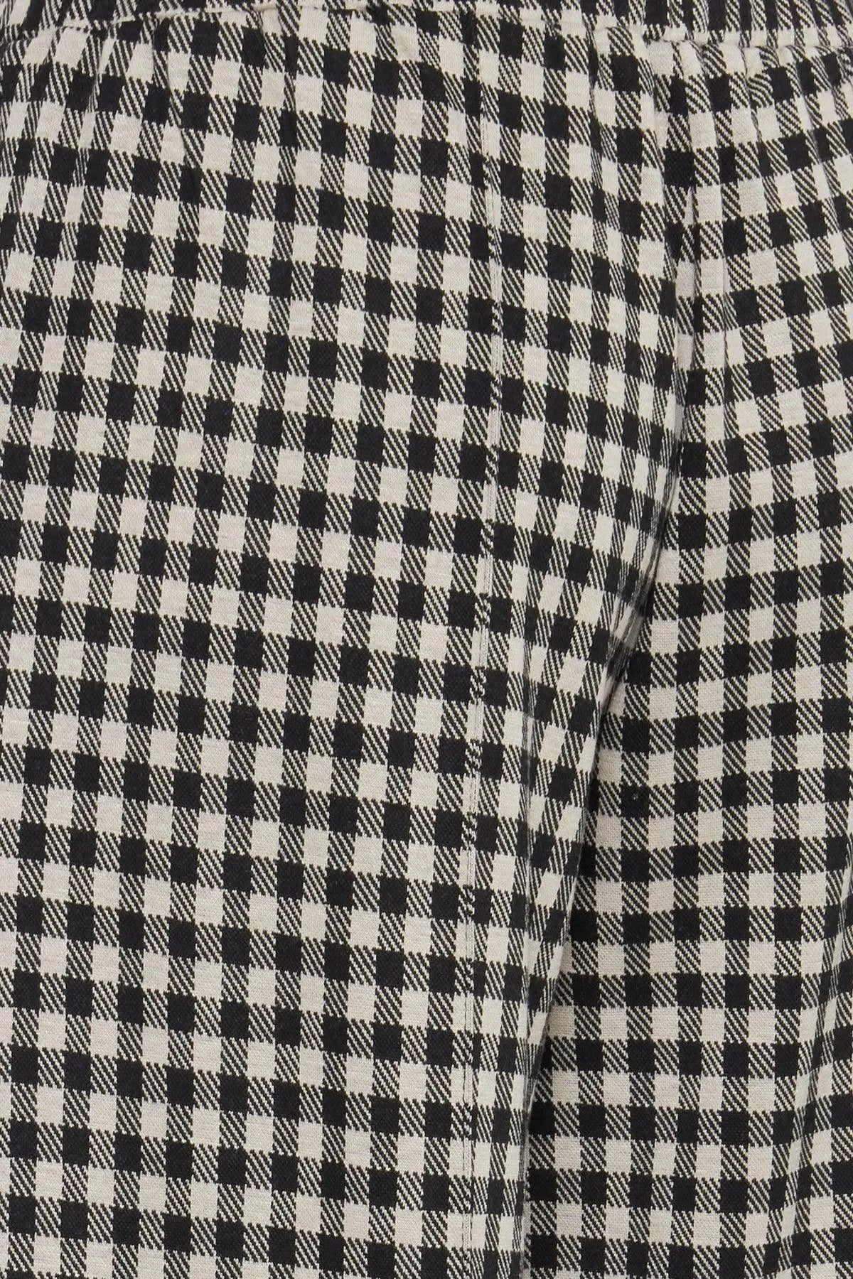 Pantalón Kate Wide Check - ECRU